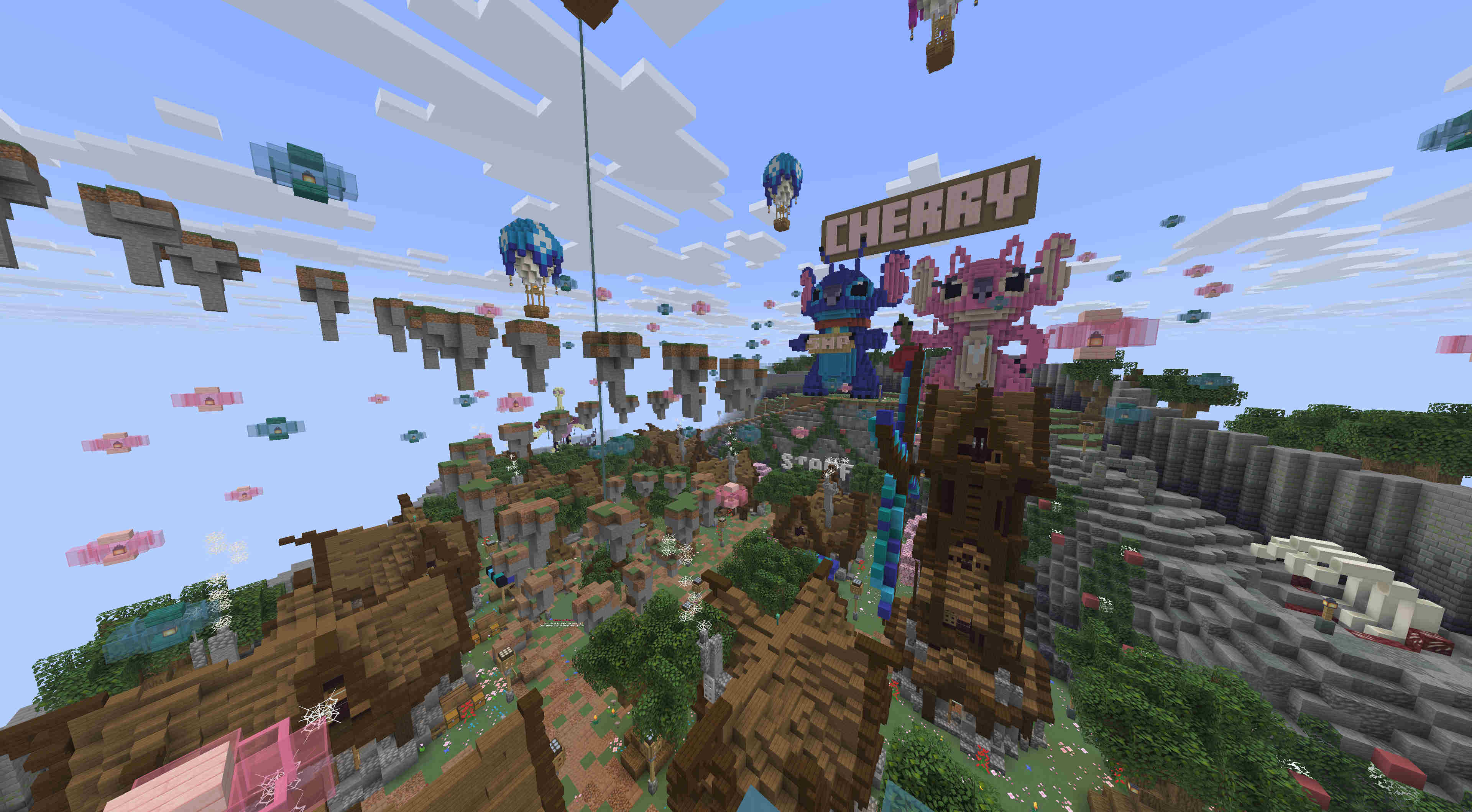 Minecraft Cherry Blossom Biome Landscape